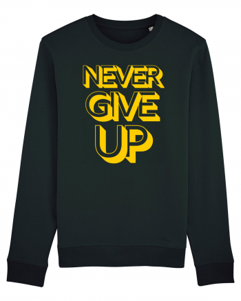 Never Give Up Black