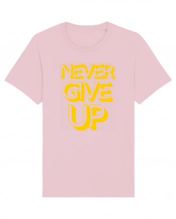 Never Give Up Cotton Pink