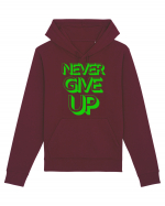 Never Give Up Hanorac Unisex Drummer