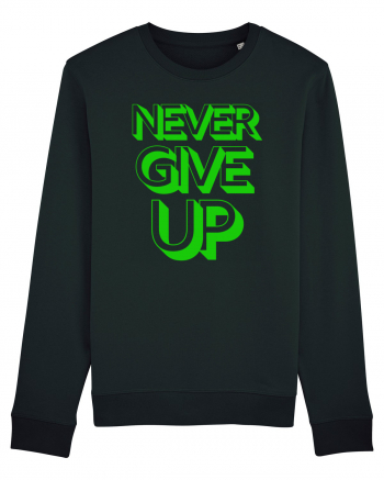 Never Give Up Black