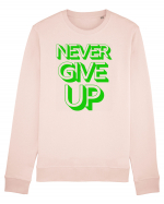 Never Give Up Bluză mânecă lungă Unisex Rise