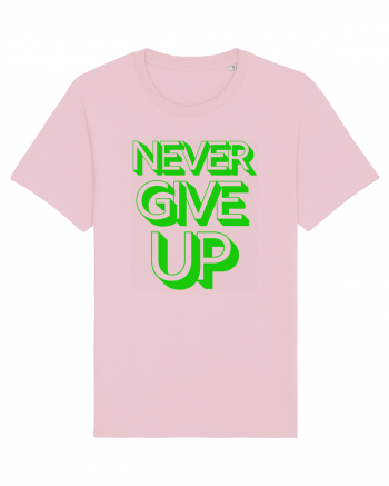 Never Give Up Cotton Pink