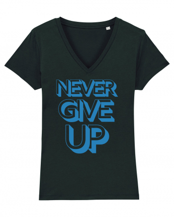 Never Give Up Black