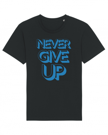 Never Give Up Black