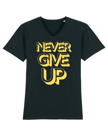 Never Give Up Black