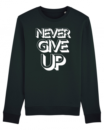 Never Give Up Black