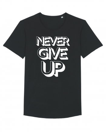 Never Give Up Black