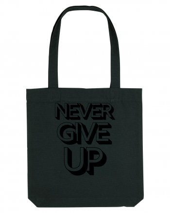 Never Give Up Black