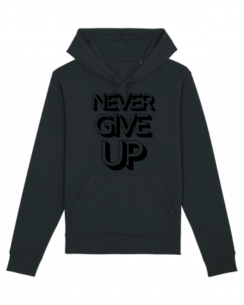 Never Give Up Black