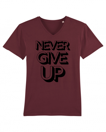 Never Give Up Burgundy