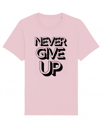 Never Give Up Cotton Pink