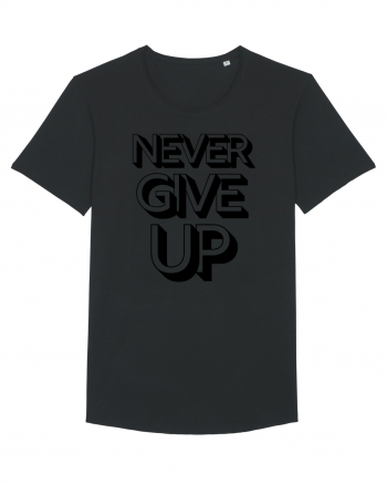 Never Give Up Black