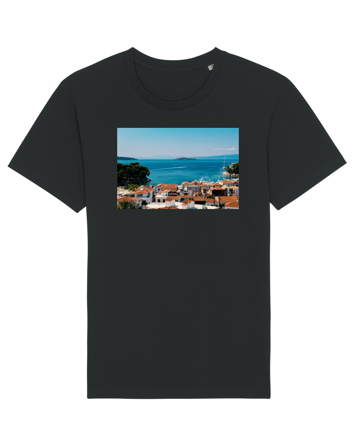 Tricou mânecă scurtă Unisex Rocker Black