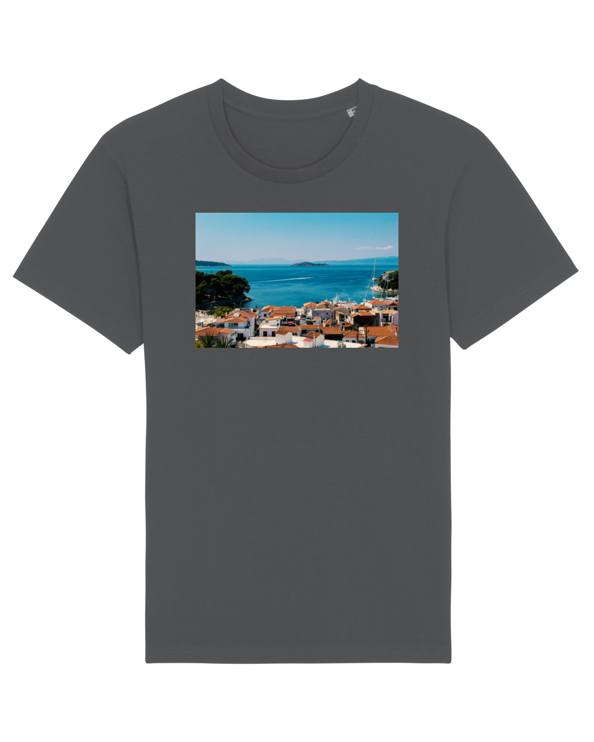 Tricou mânecă scurtă Unisex Rocker Anthracite