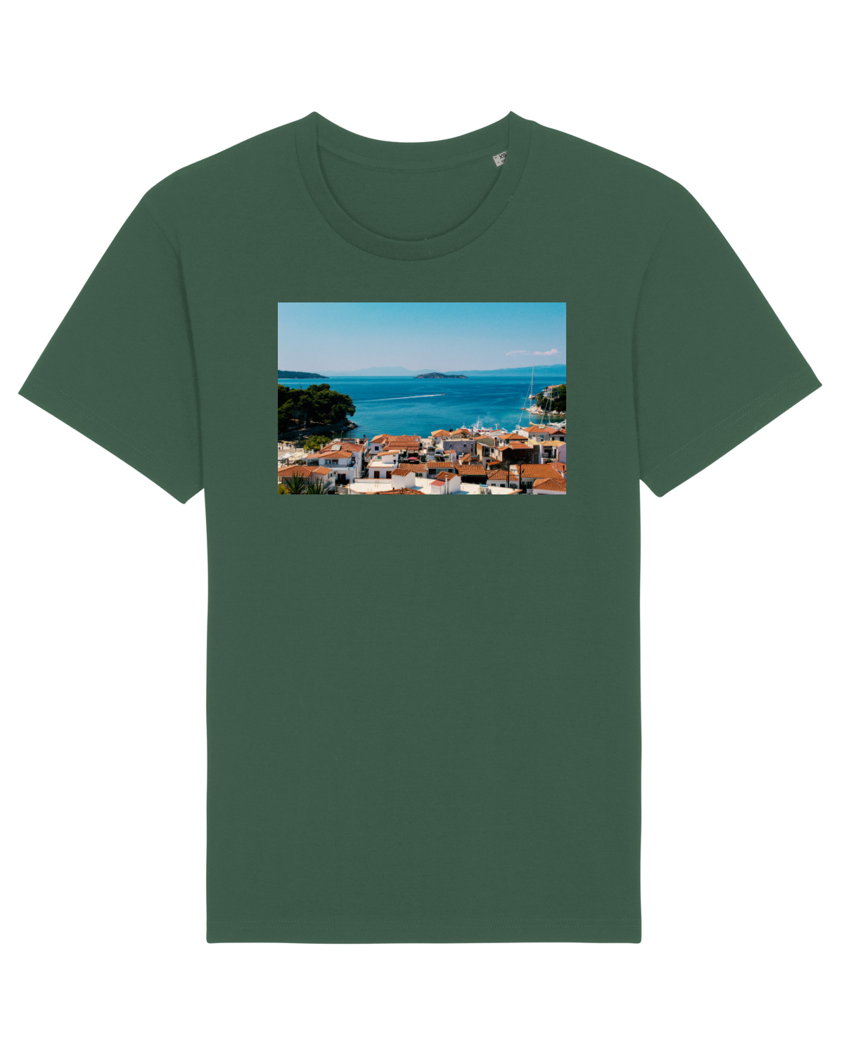 Tricou mânecă scurtă Unisex Rocker Bottle Green