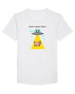 Când o zbura porcu' II Tricou mânecă scurtă guler larg Bărbat Skater