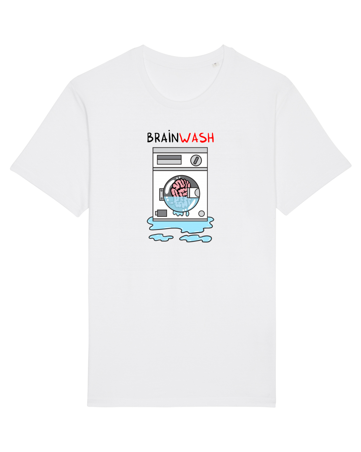 Tricou mânecă scurtă Unisex Rocker White