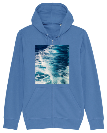 Deep Blue Waves Bright Blue