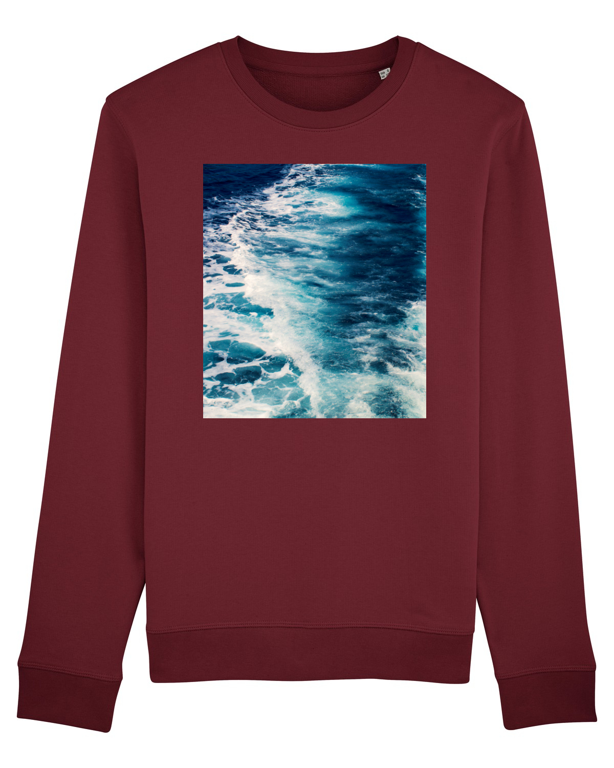 Bluză mânecă lungă Unisex Rise Burgundy