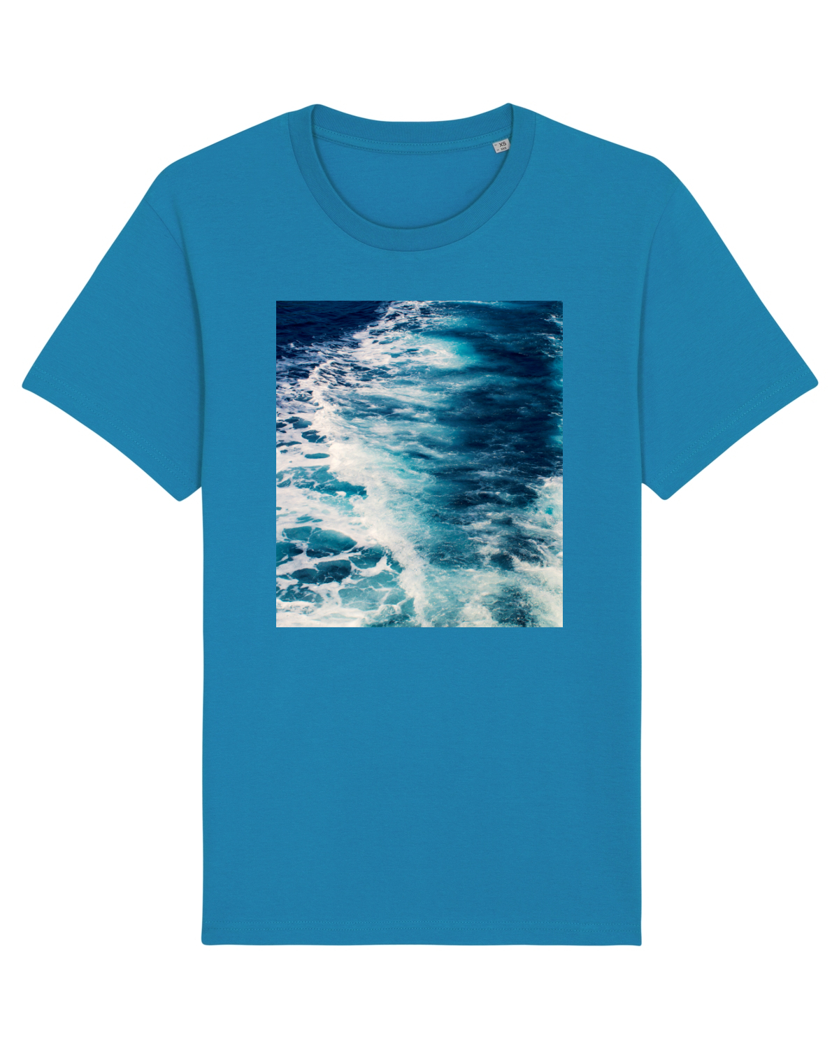 Tricou mânecă scurtă Unisex Rocker Azur