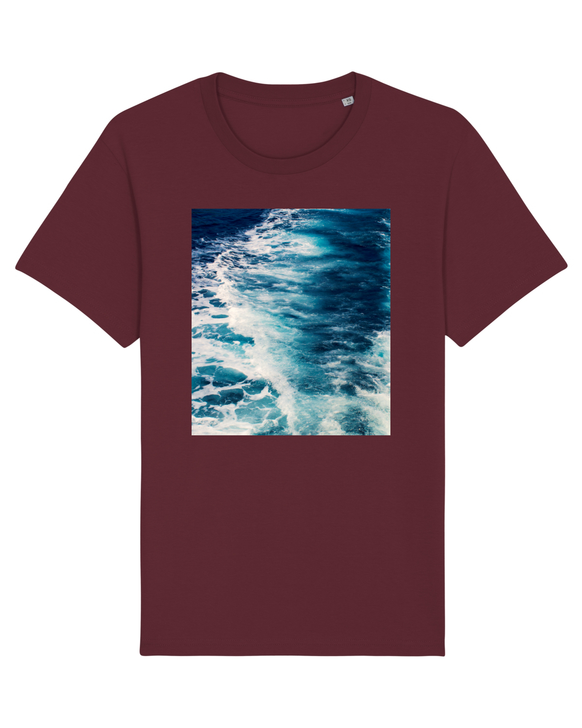 Tricou mânecă scurtă Unisex Rocker Burgundy