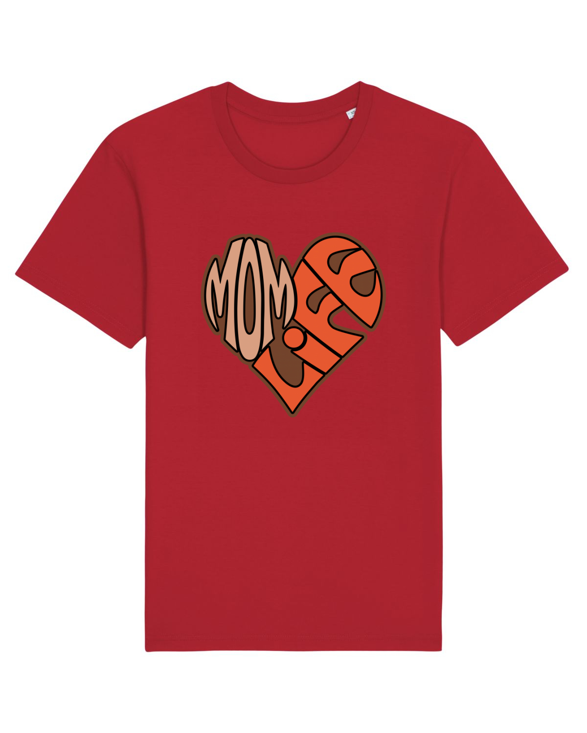 Tricou mânecă scurtă Unisex Rocker Red