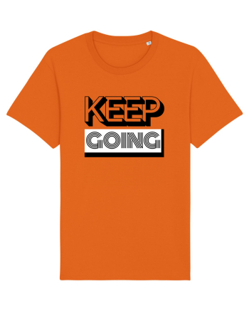 Keep Going Bright Orange