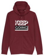 Keep Going Hanorac cu fermoar Unisex Connector