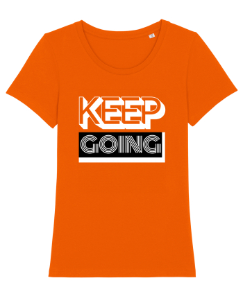 Keep Going Bright Orange