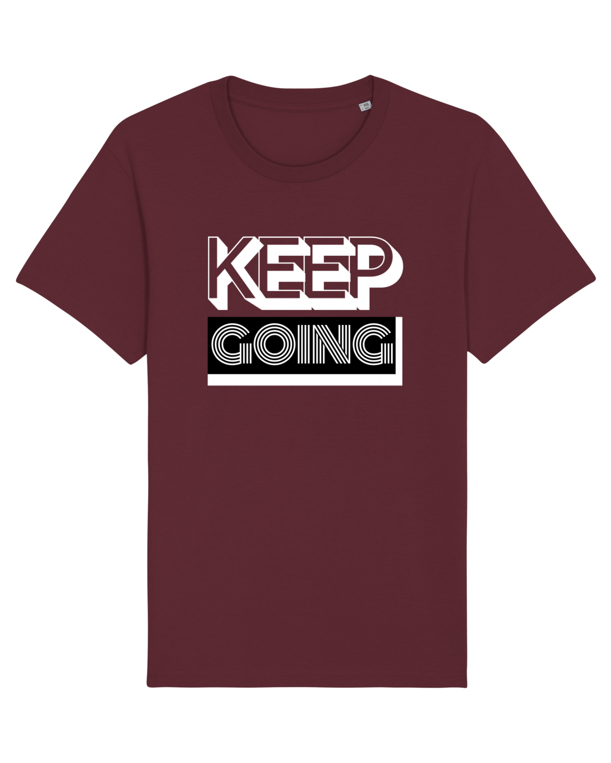 Tricou mânecă scurtă Unisex Rocker Burgundy