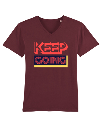 Keep Going Burgundy