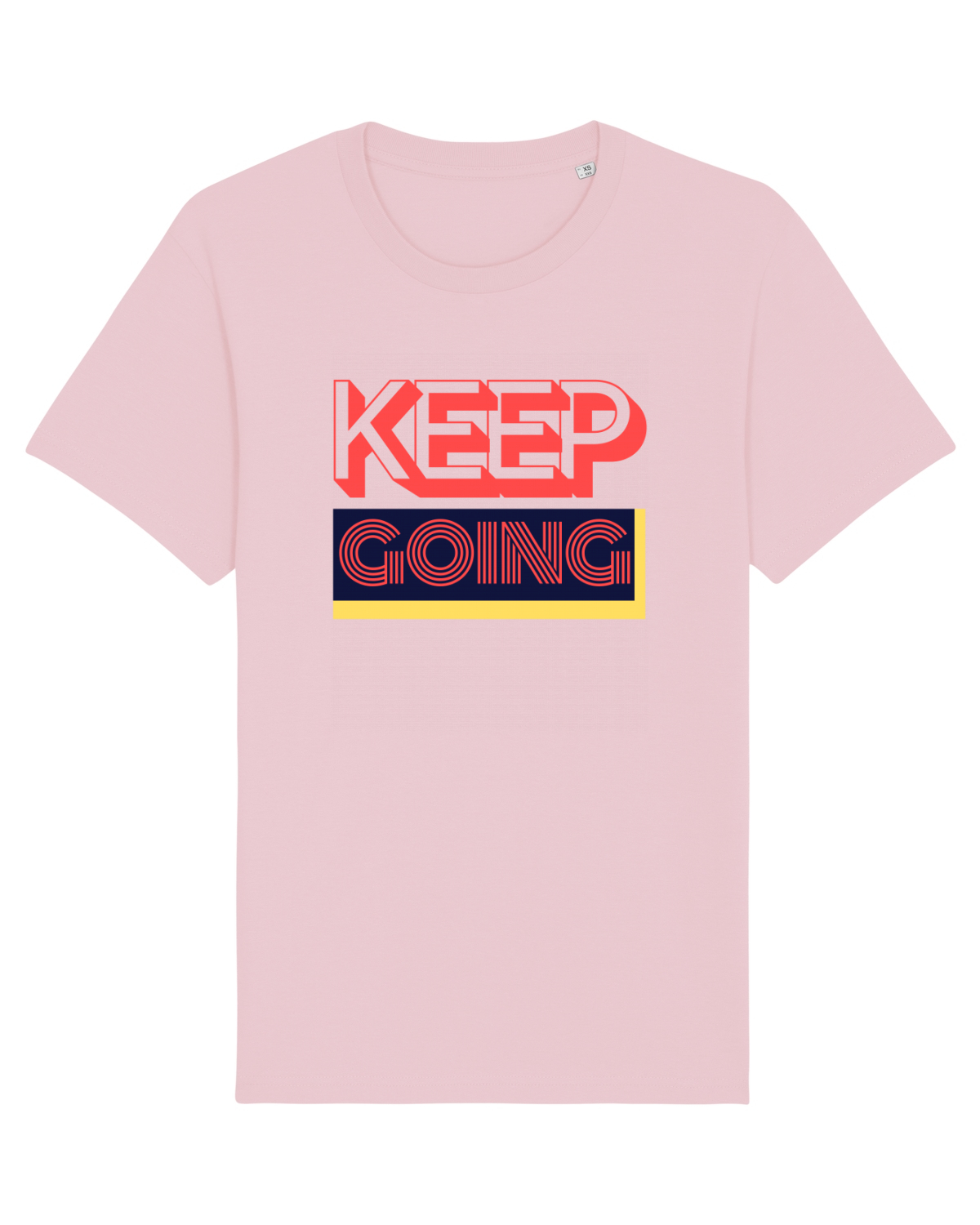 Tricou mânecă scurtă Unisex Rocker Cotton Pink