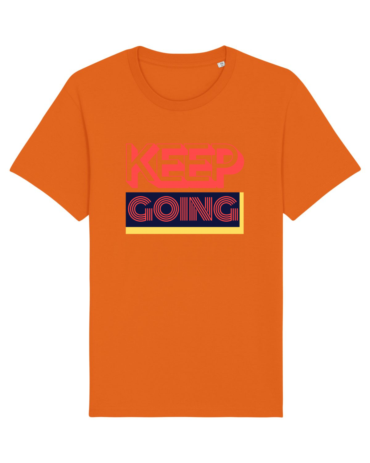 Tricou mânecă scurtă Unisex Rocker Bright Orange