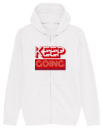 Keep Going Hanorac cu fermoar Unisex Connector