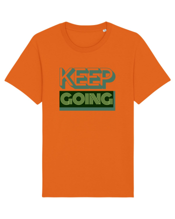 Keep Going Bright Orange