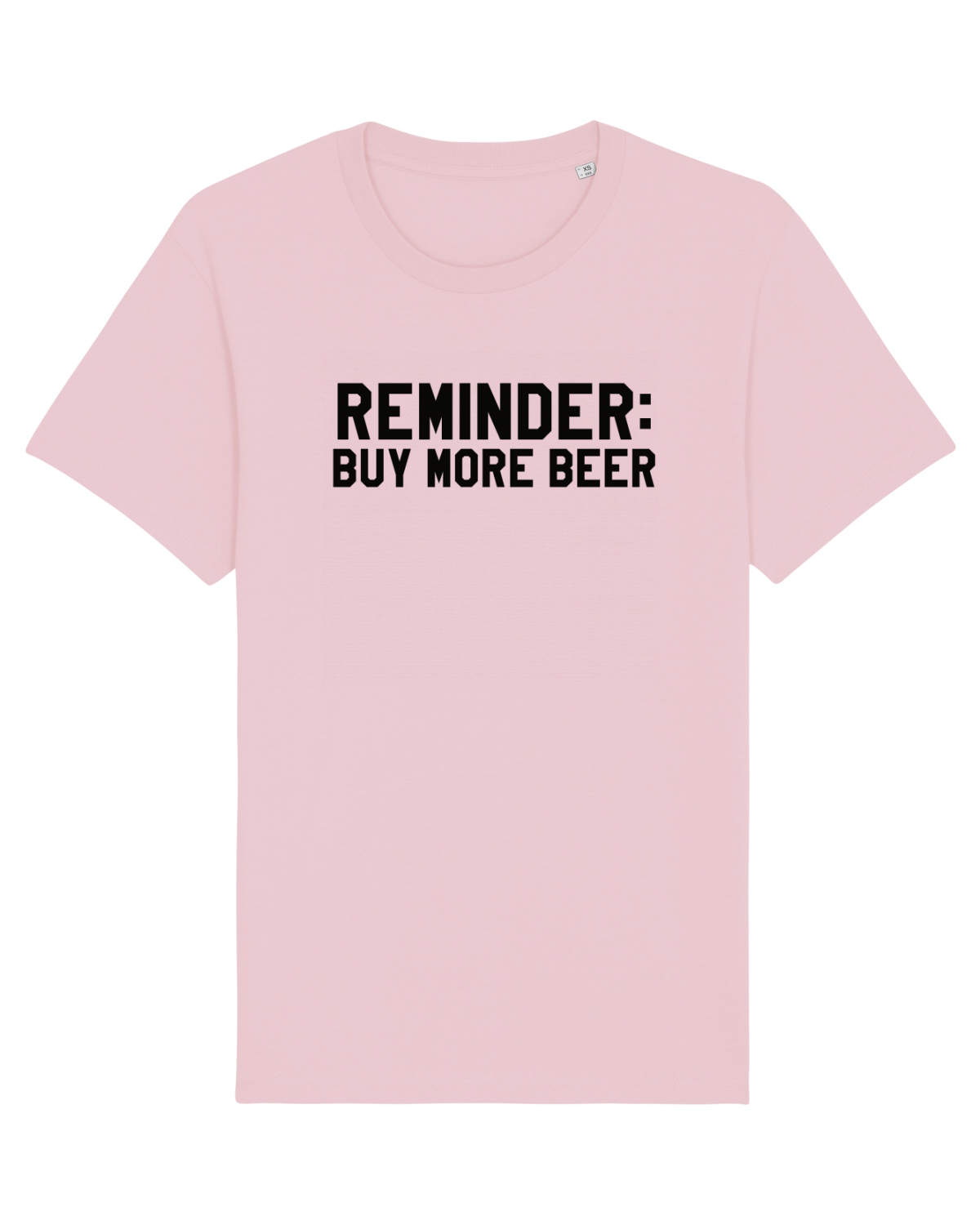 Tricou mânecă scurtă Unisex Rocker Cotton Pink