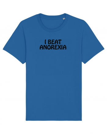 I BEAT ANOREXIA Royal Blue