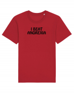 I BEAT ANOREXIA Tricou mânecă scurtă Unisex Rocker