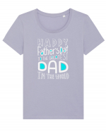 DAD Tricou mânecă scurtă guler larg fitted Damă Expresser