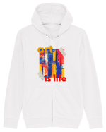 Art Is Life Hanorac cu fermoar Unisex Connector