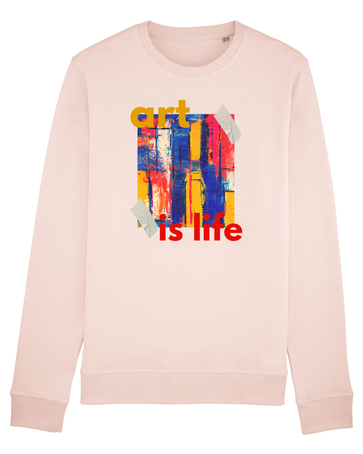 Bluză mânecă lungă Unisex Rise Candy Pink