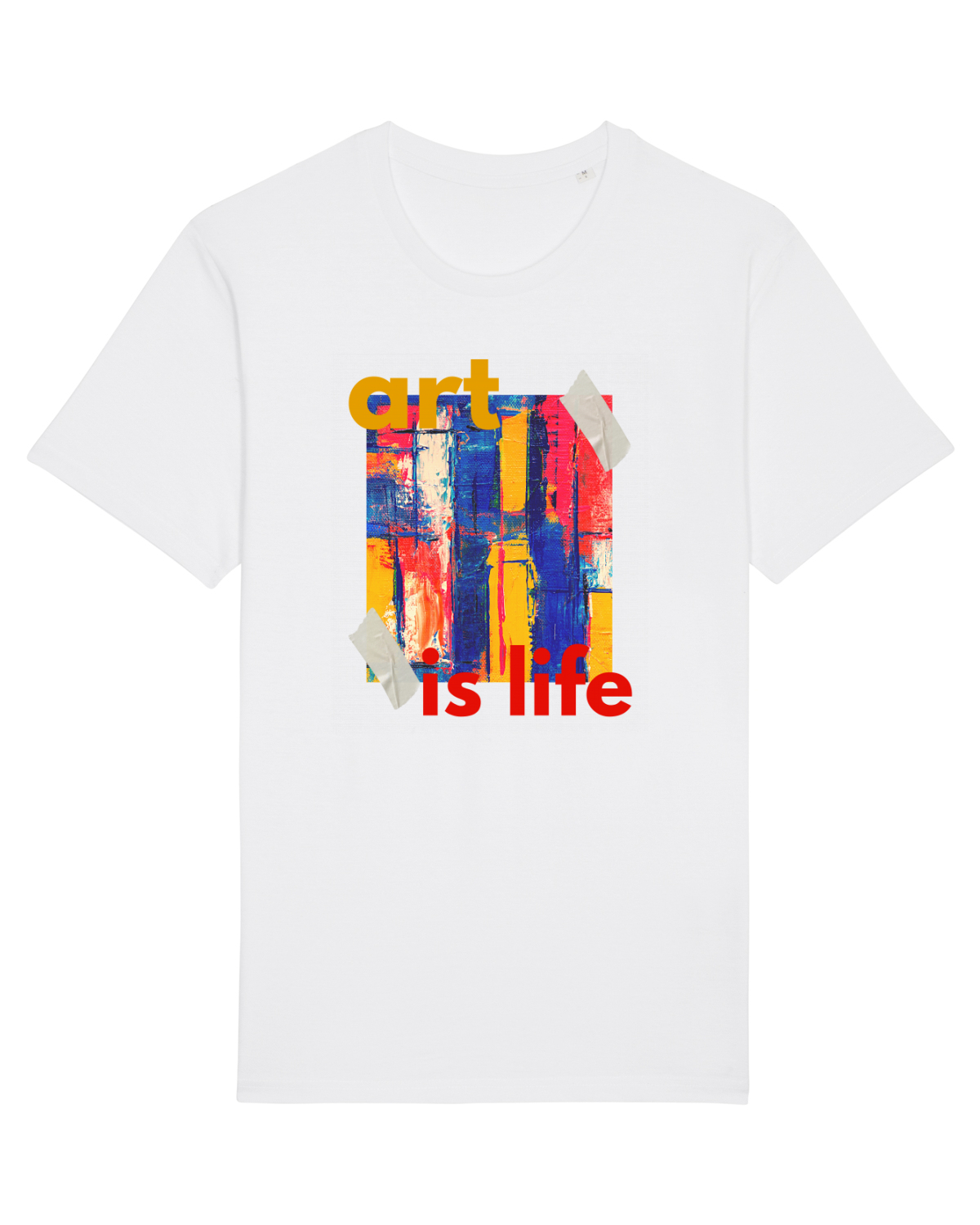 Tricou mânecă scurtă Unisex Rocker White