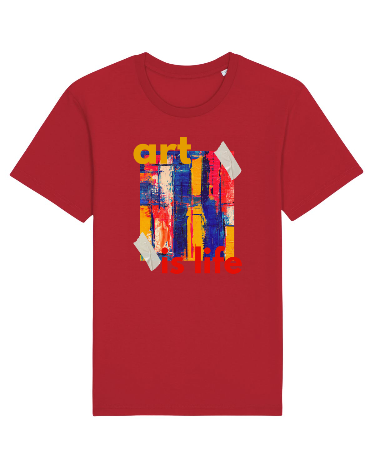 Tricou mânecă scurtă Unisex Rocker Red