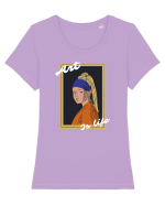 Art Is Life Tricou mânecă scurtă guler larg fitted Damă Expresser