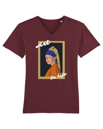 Art Is Life Burgundy