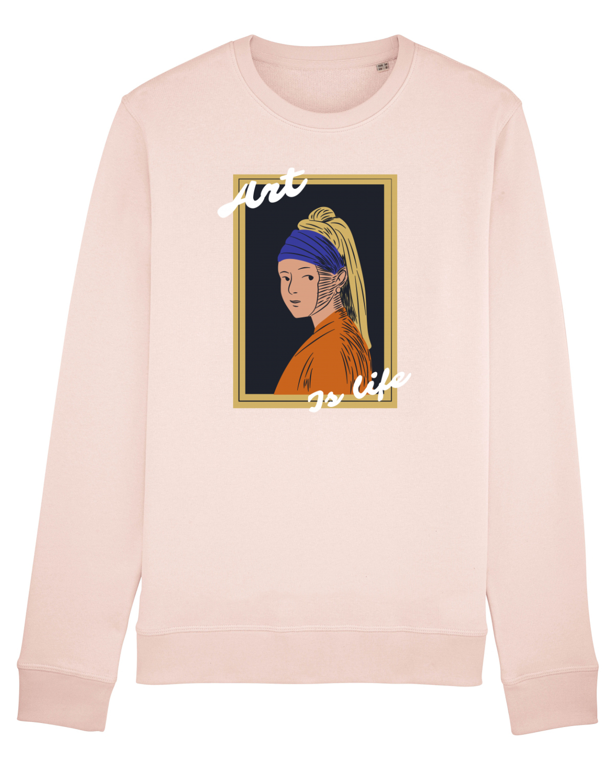 Bluză mânecă lungă Unisex Rise Candy Pink