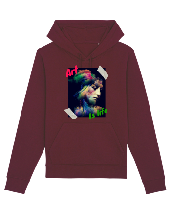 Art Is Life Burgundy