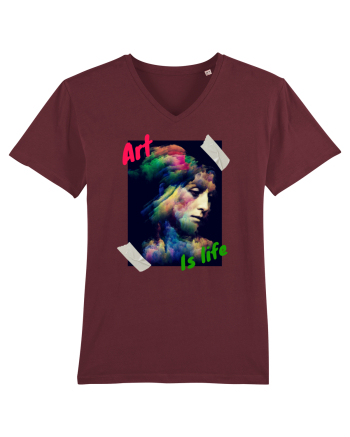 Art Is Life Burgundy