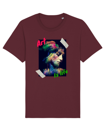Art Is Life Burgundy