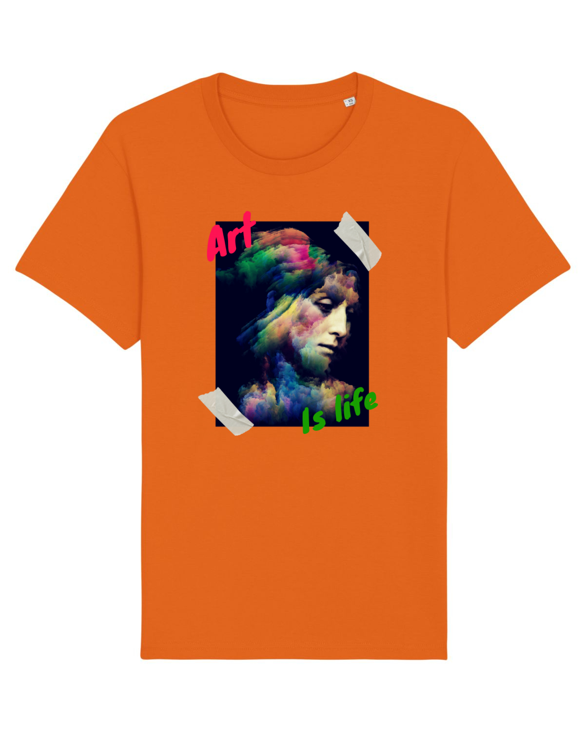 Tricou mânecă scurtă Unisex Rocker Bright Orange